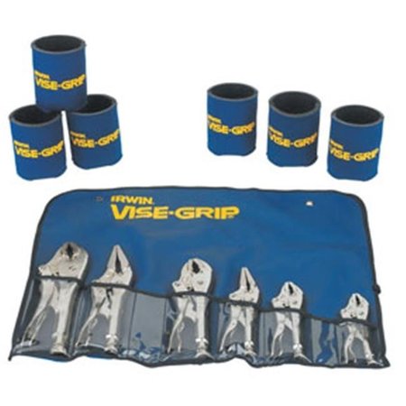 IRWIN IRWIN VISE-GRIP 641KB Tool Set In Bag With 6  Cups  6 pc. VSG-641KB